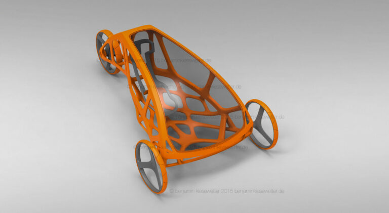 bionic thre wheeled vehicle - design study first concept